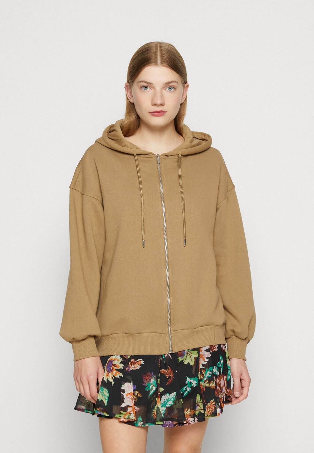 

Толстовка на молнии Gina Tricot, Коричневый
