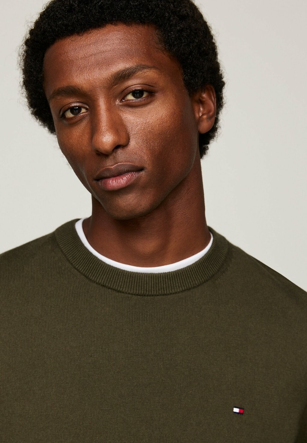 

Джемпер CREW NECK Tommy Hilfiger, оливковый