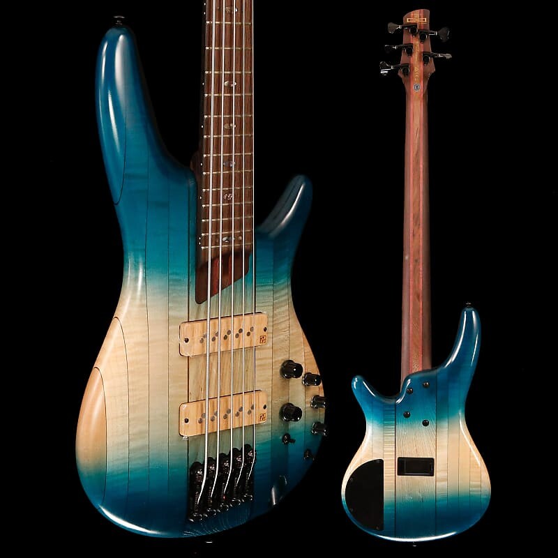 

Басс гитара Ibanez SR Premium 5str Bass, Caribbean Islet Low Gloss 9lbs 11.9oz