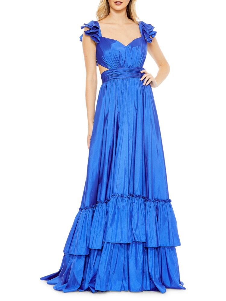 

Платье с вырезом Sweetheart Mac Duggal, кобальт