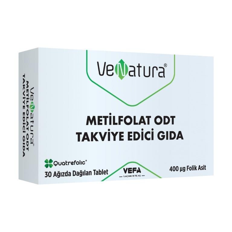 

Venatura Methylfolate ODT 30 Перорально диспергируемая таблетка
