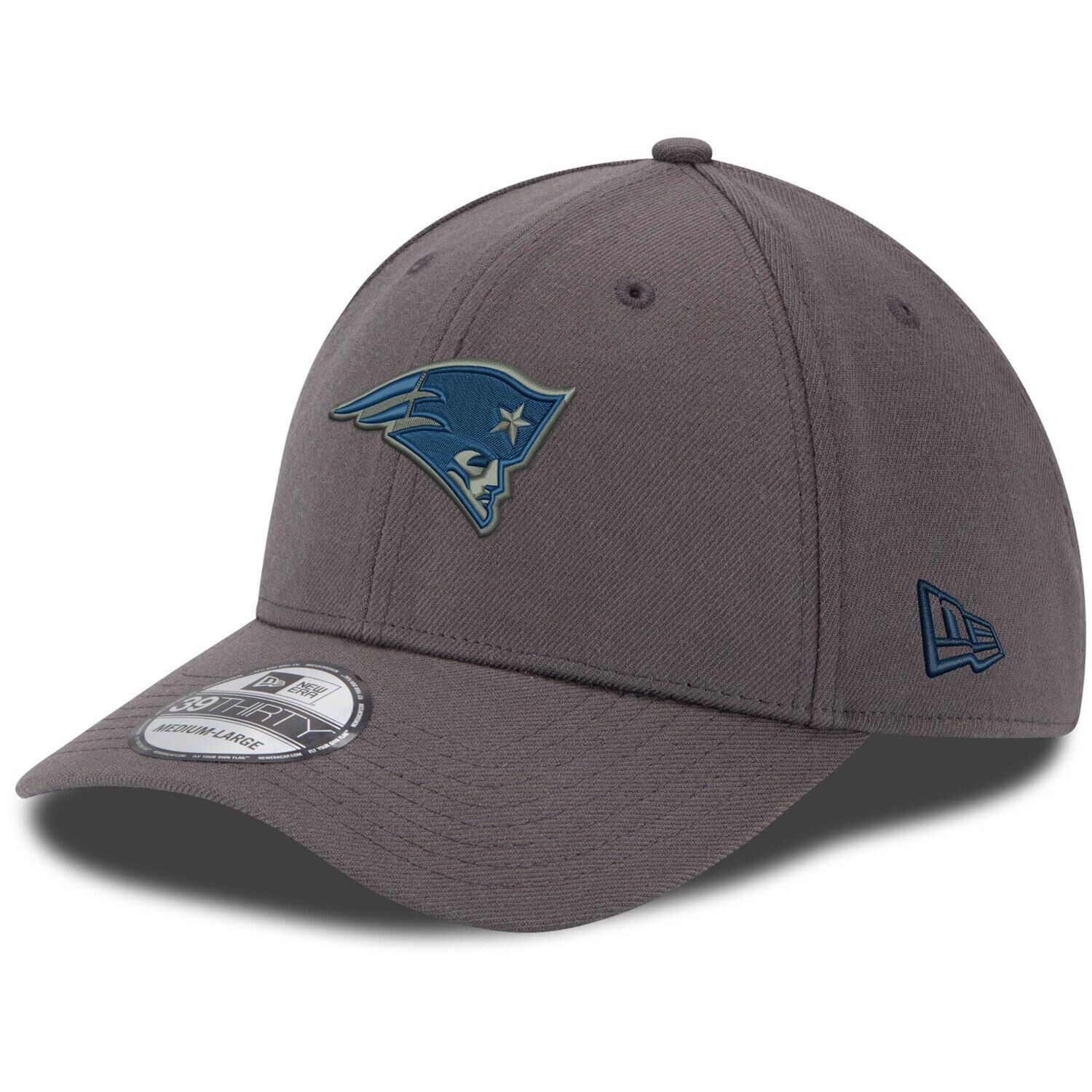 

Мужская кепка New Era Graphite New England Patriots Storm 39THIRTY Flex Hat