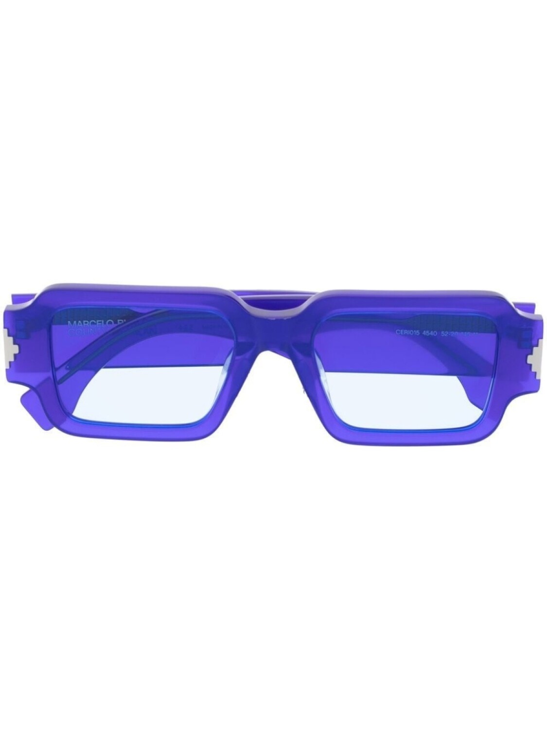 

Marcelo Burlon County of Milan Maiten rectangular-frame sunglasses, синий