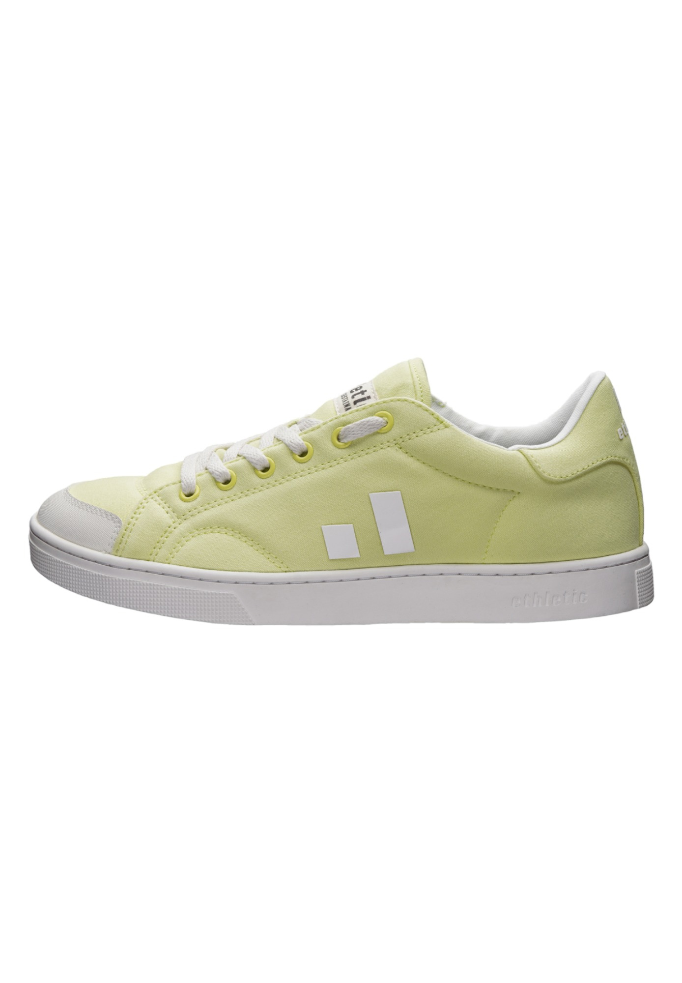 Низкие кроссовки ethletic Canvas Active Lo Cut, цвет Lime Yellow | Just White