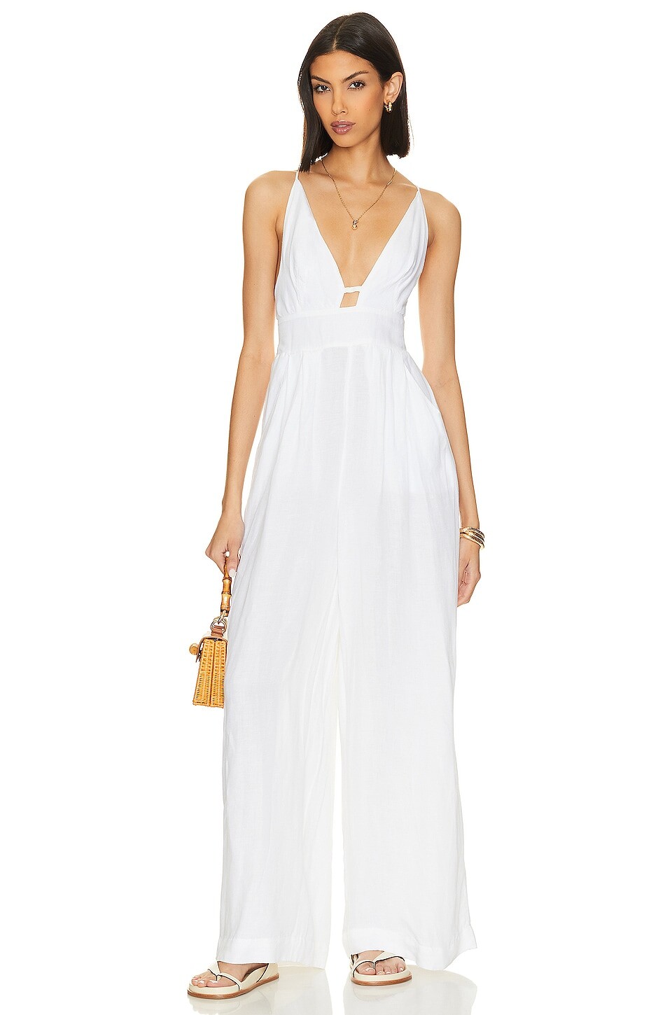 

Купальник Free People x REVOLVE Emma, слоновая кость