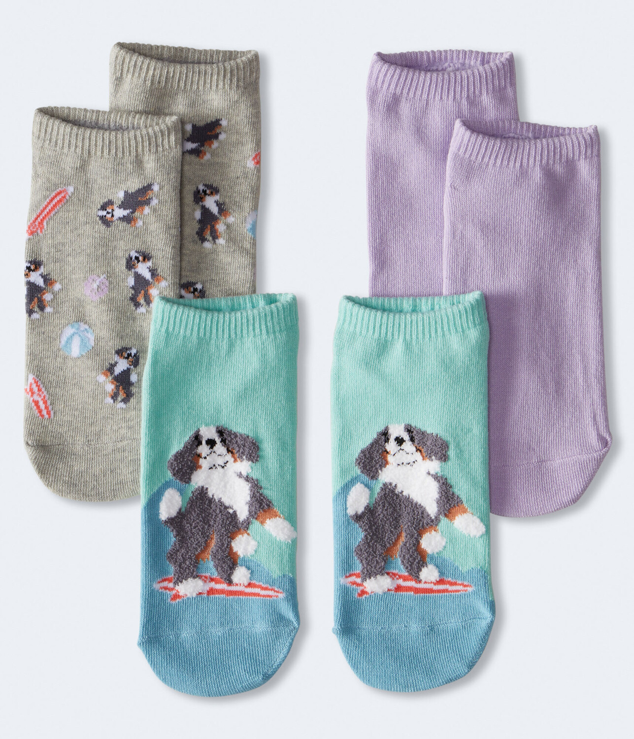 

Носки для серфинга до щиколотки для собак, комплект из 3 шт. Aeropostale, серый