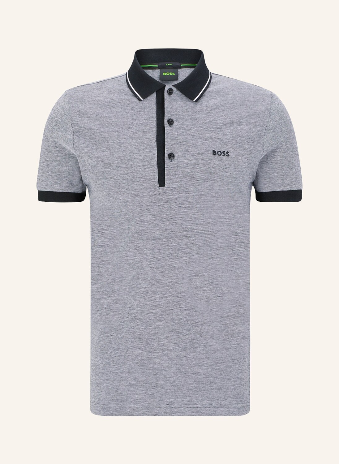 

Рубашка поло BOSS Funktions PAULE 4 Slim Fit, серый