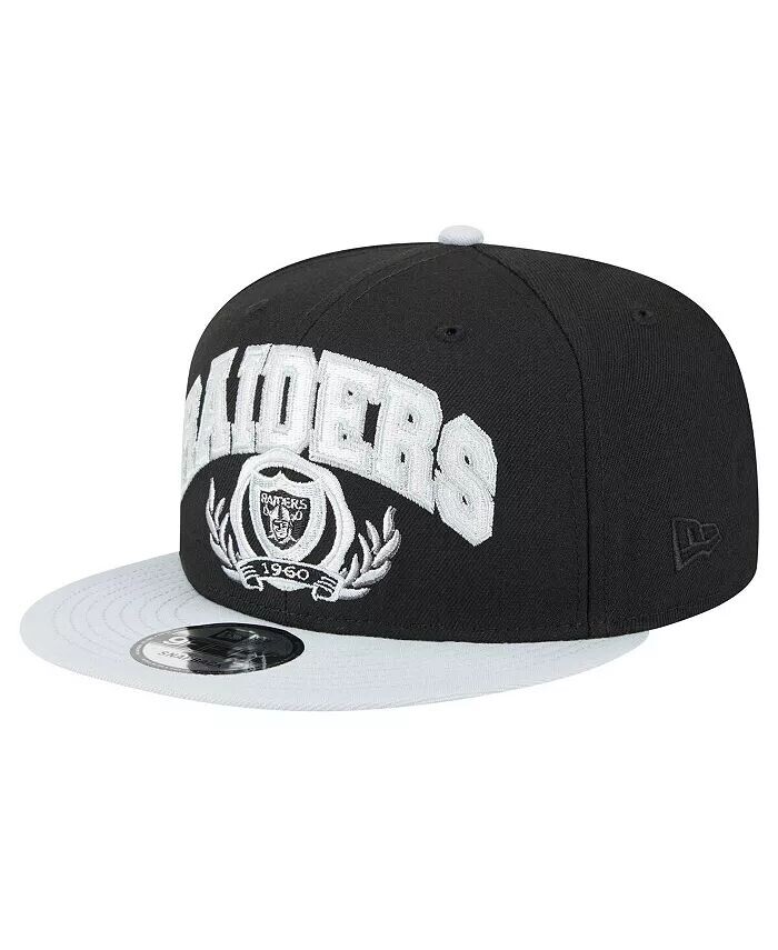 

Мужская черная/серебристая бейсболка Las Vegas Raiders Team создаёт кепку Snapback 9FIFTY New Era, черный