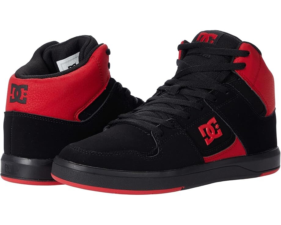 

Кроссовки DC Cure Casual High-Top Skate Shoes Sneakers, цвет Black/Black/Red