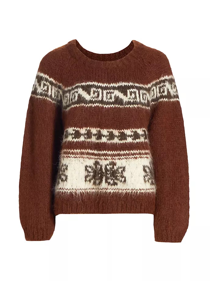 

Свитер Nobska в стиле Fair Isle Bode, коричневый