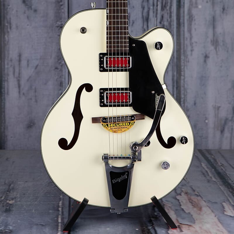 

Электрогитара Gretsch G5410T Electromatic Rat Rod Single-Cut Hollowbody, Matte Vintage White
