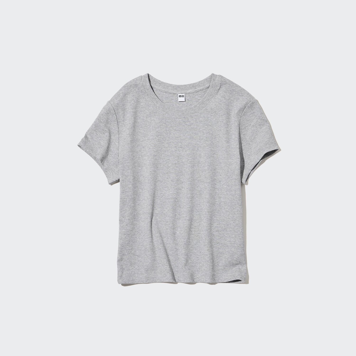 

Футболка короткая Uniqlo, серый