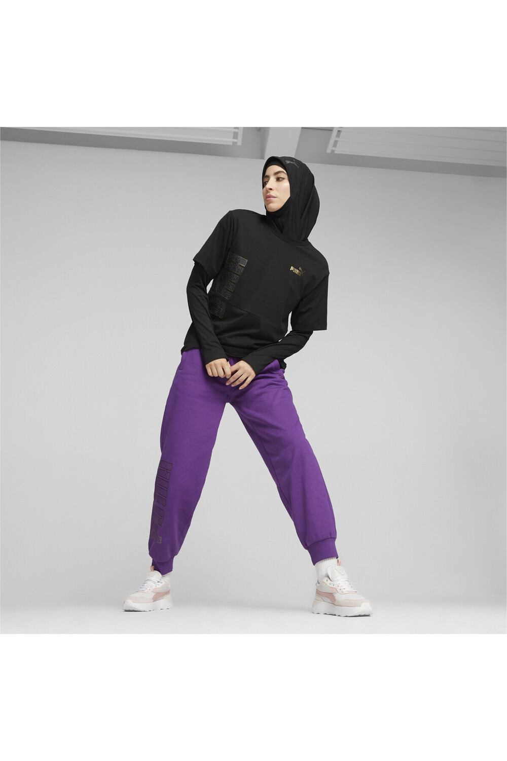

Футболка женская черная Puma, черный