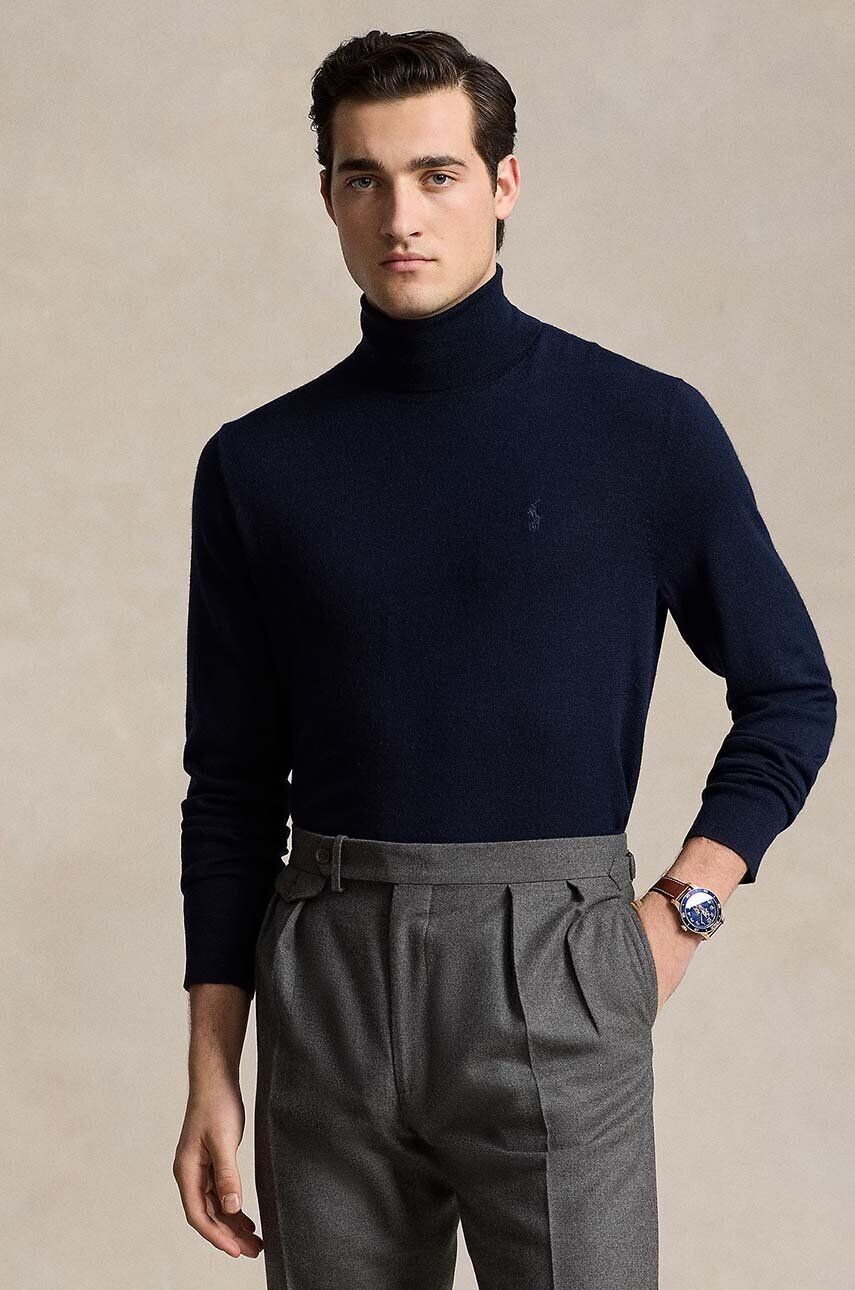 

Шерстяной свитер Polo Ralph Lauren, синий