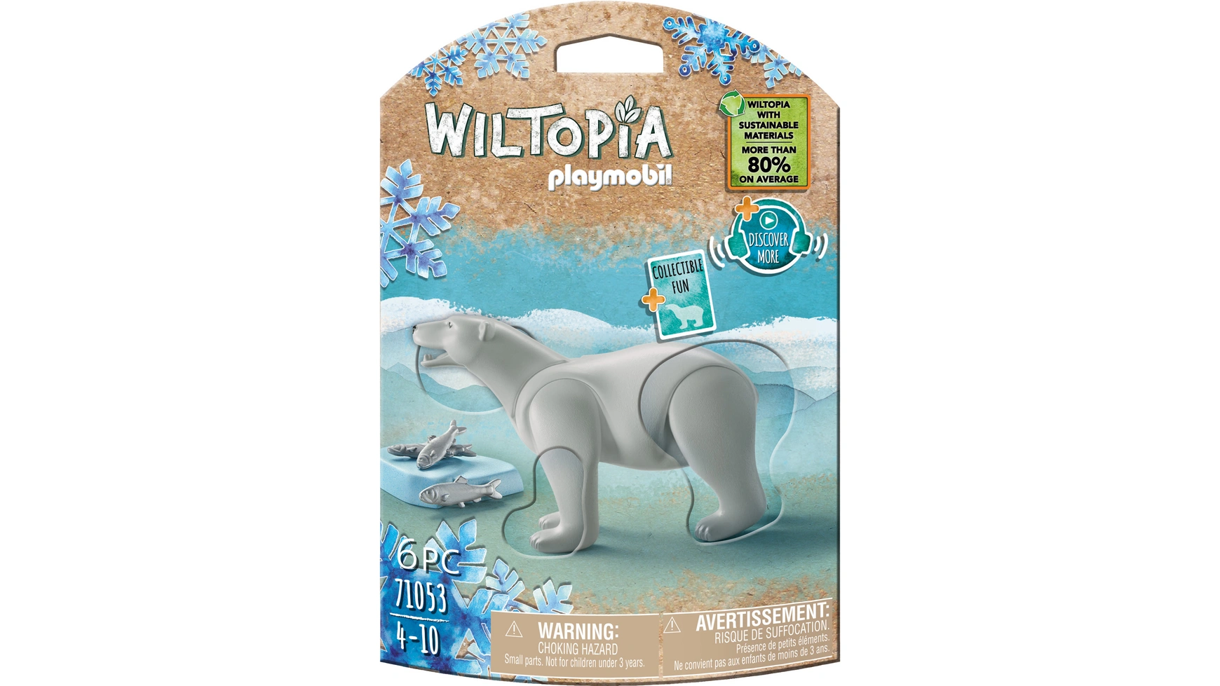 Wiltopia белый медведь Playmobil