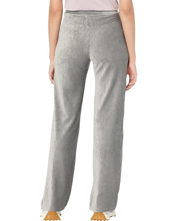 

Брюки Juicy Couture Wale Velour Pants, цвет Steal A Look Grey