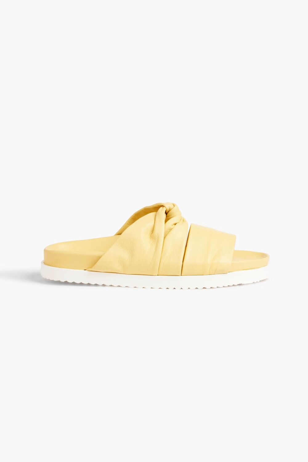 

Шлепанцы из скрученной кожи 3.1 Phillip Lim, пастельно-желтый
