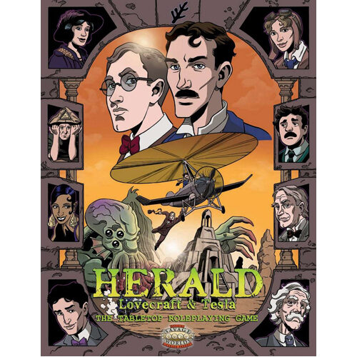 Книга Herald: Lovecraft & Tesla The Tabletop Roleplaying Game