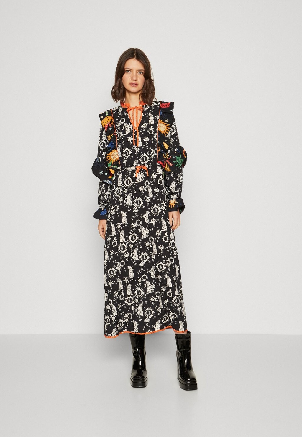 

Платье дневное PARADISE LEOPARD DARCY DRESS Never Fully Dressed, черный