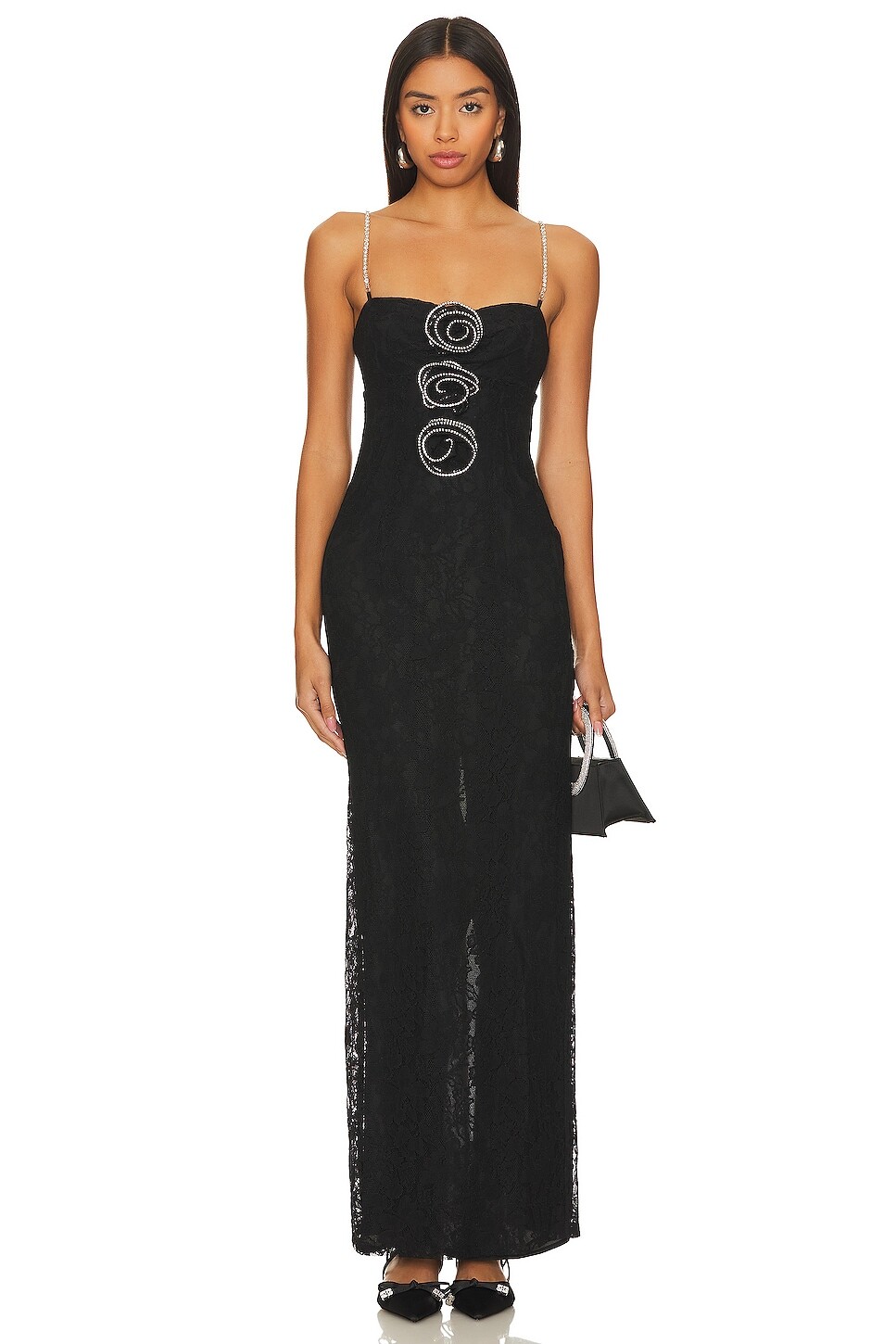 

Платье Lovers and Friends x Rachel Nadine Gown, черный