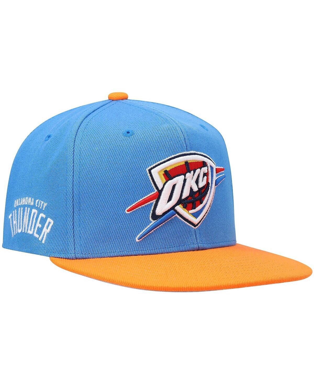 

Мужская синяя кепка с боковой застежкой Oklahoma City Thunder Core Mitchell & Ness