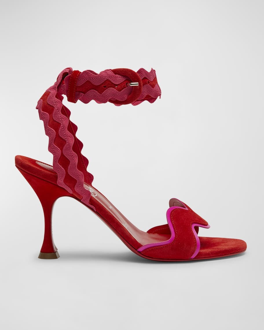 

Сандалии Corolobessa Curvy с красной подошвой и ремешком на щиколотке Christian Louboutin