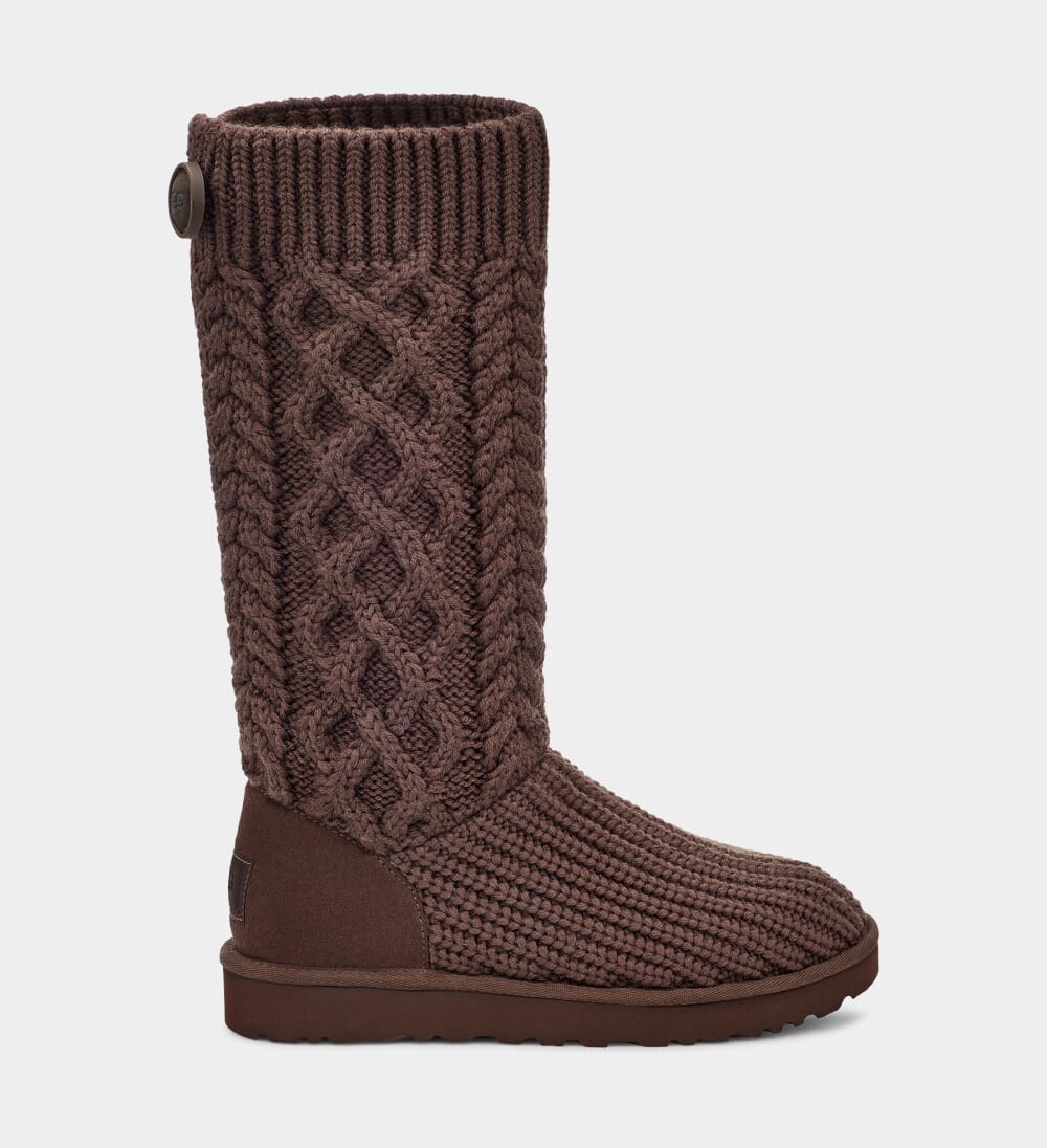 

Сапоги Classic Cardi Cabled Knit UGG, коричневый