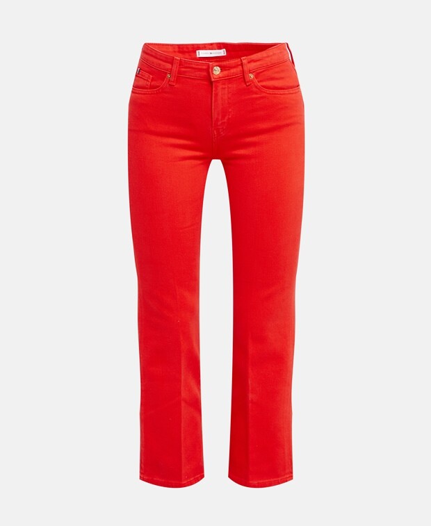 

Джинсы с вырезом Tommy Hilfiger, светло-красный