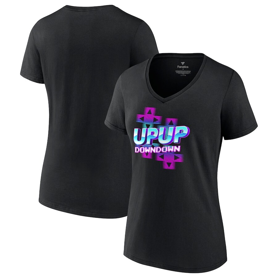 

Футболка с коротким рукавом Fanatics Branded Upupdowndown, черный