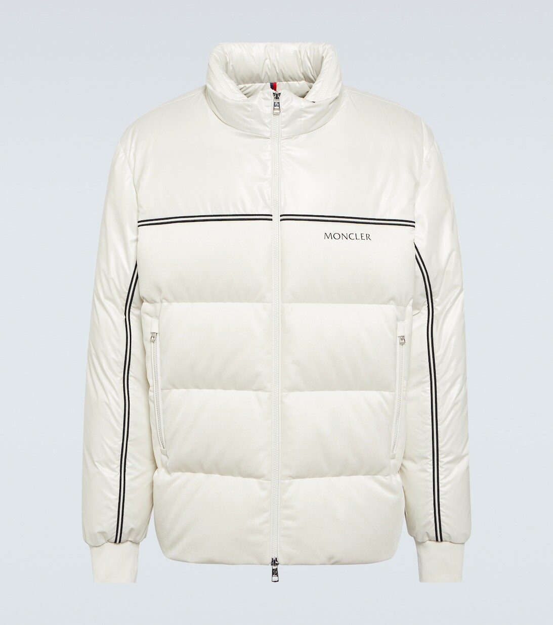 Пуховик Майкл Moncler, белый