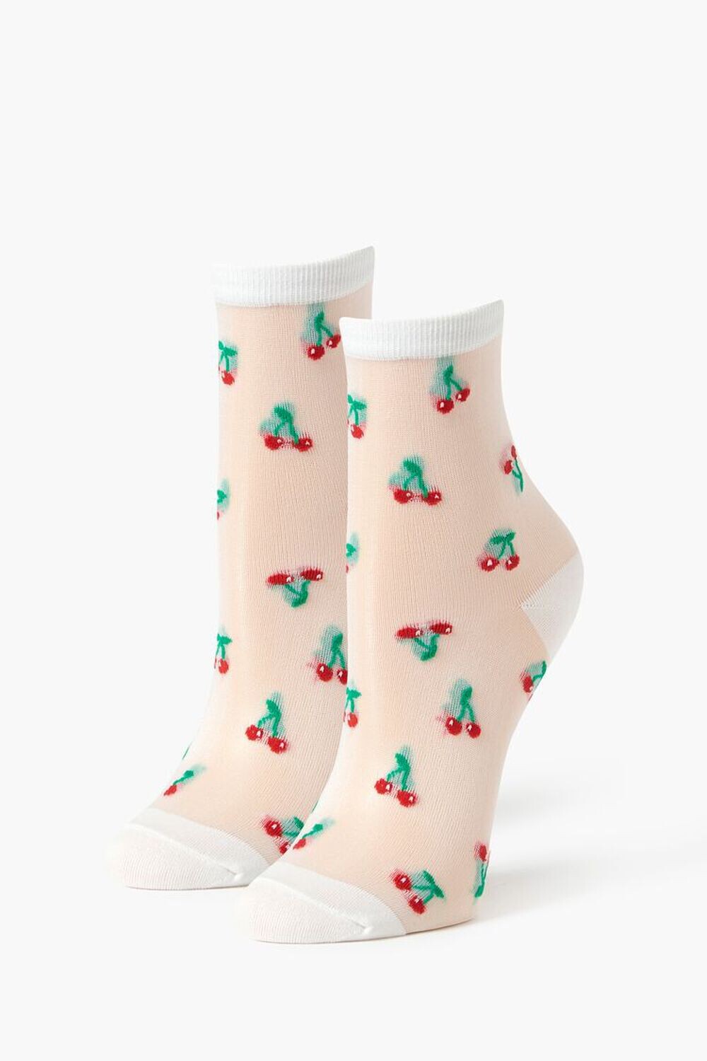 

Носки с прозрачной сеткой Cherry Crew Forever 21, белый