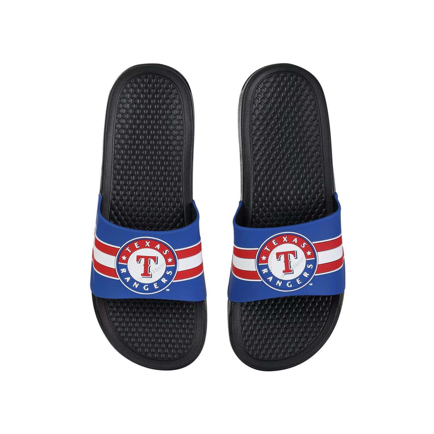 

Сандалии FOCO Texas Rangers с приподнятыми полосками