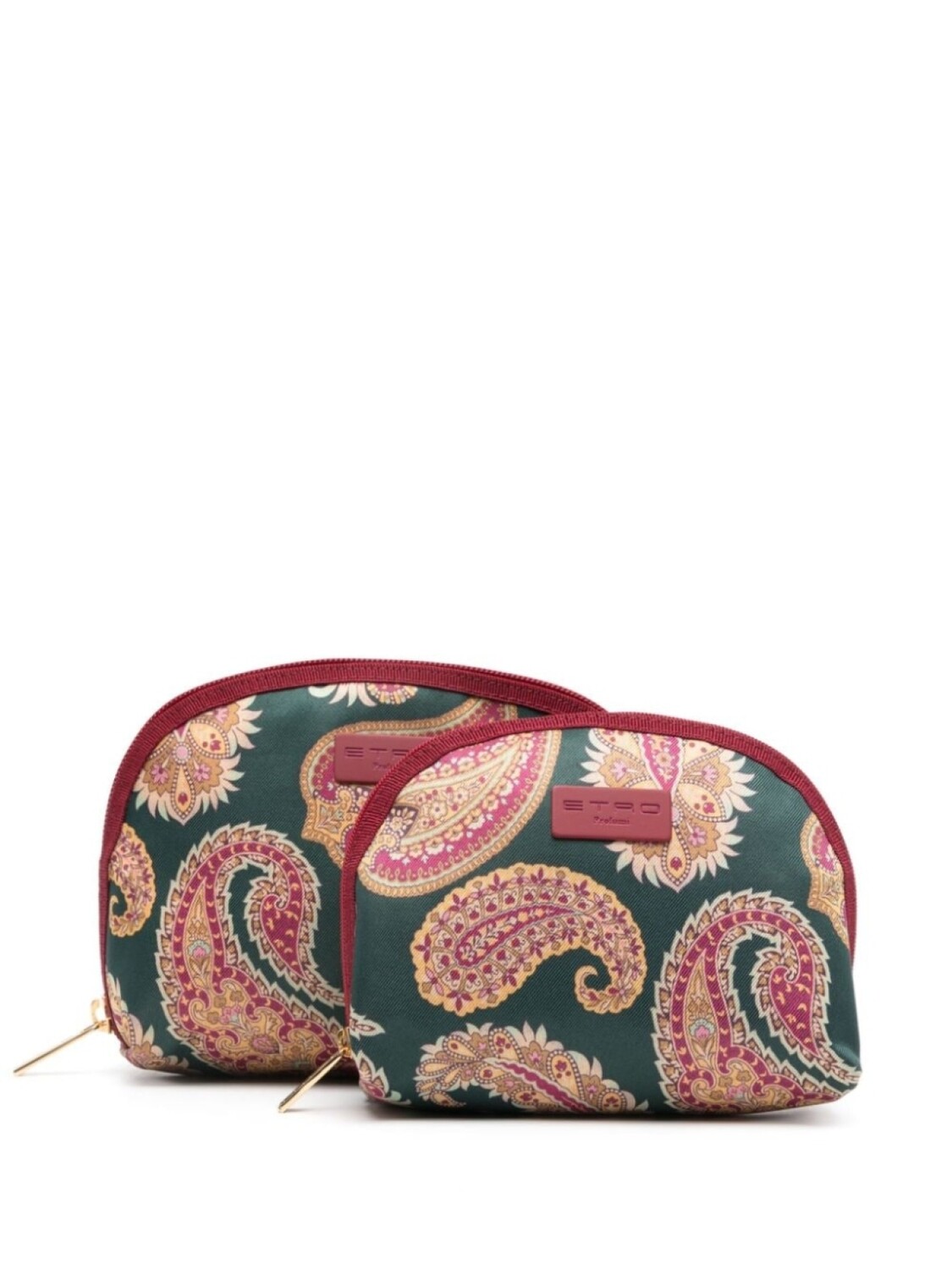 

ETRO несессер с принтом пейсли (набор из двух штук), зеленый