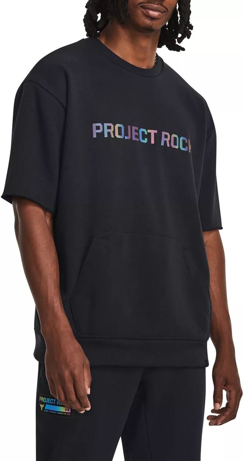 

Мужская толстовка Under Armour Project Rock Heavyweight Terry Crew, черный
