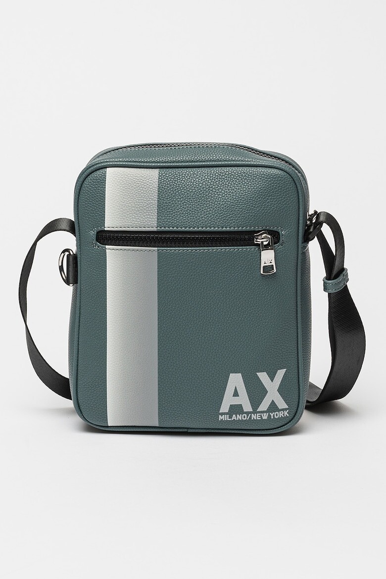 

Сумка из экокожи с регулируемым ремнем Armani Exchange, синий