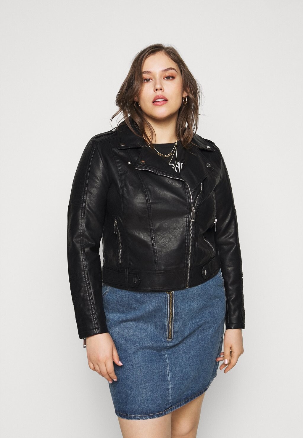 

Куртка из искусственной кожи Vero Moda, черный