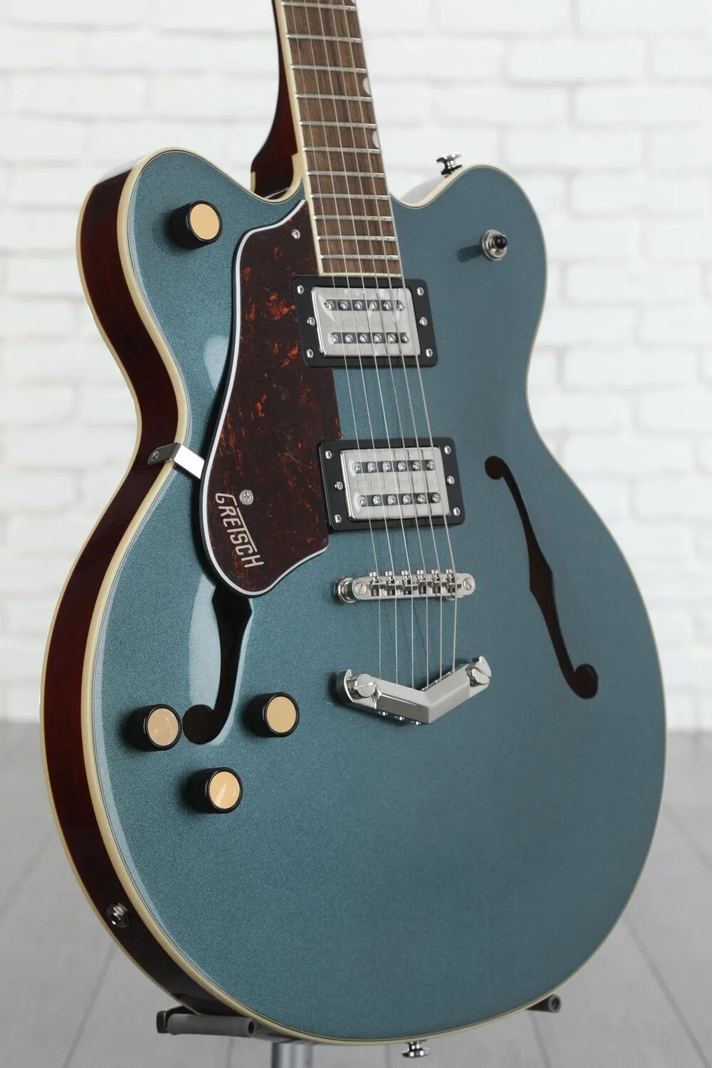 

Новая левосторонняя электрогитара Gretsch G2622LH Streamliner с центральным блоком и двойным вырезом - бронза