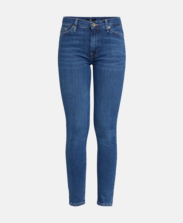 

Джинсы скинни 7 for all Mankind, цвет Slate Blue