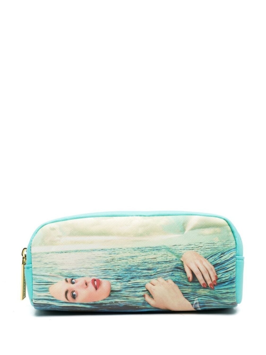 

Seletti несессер с принтом Sea Girl, синий