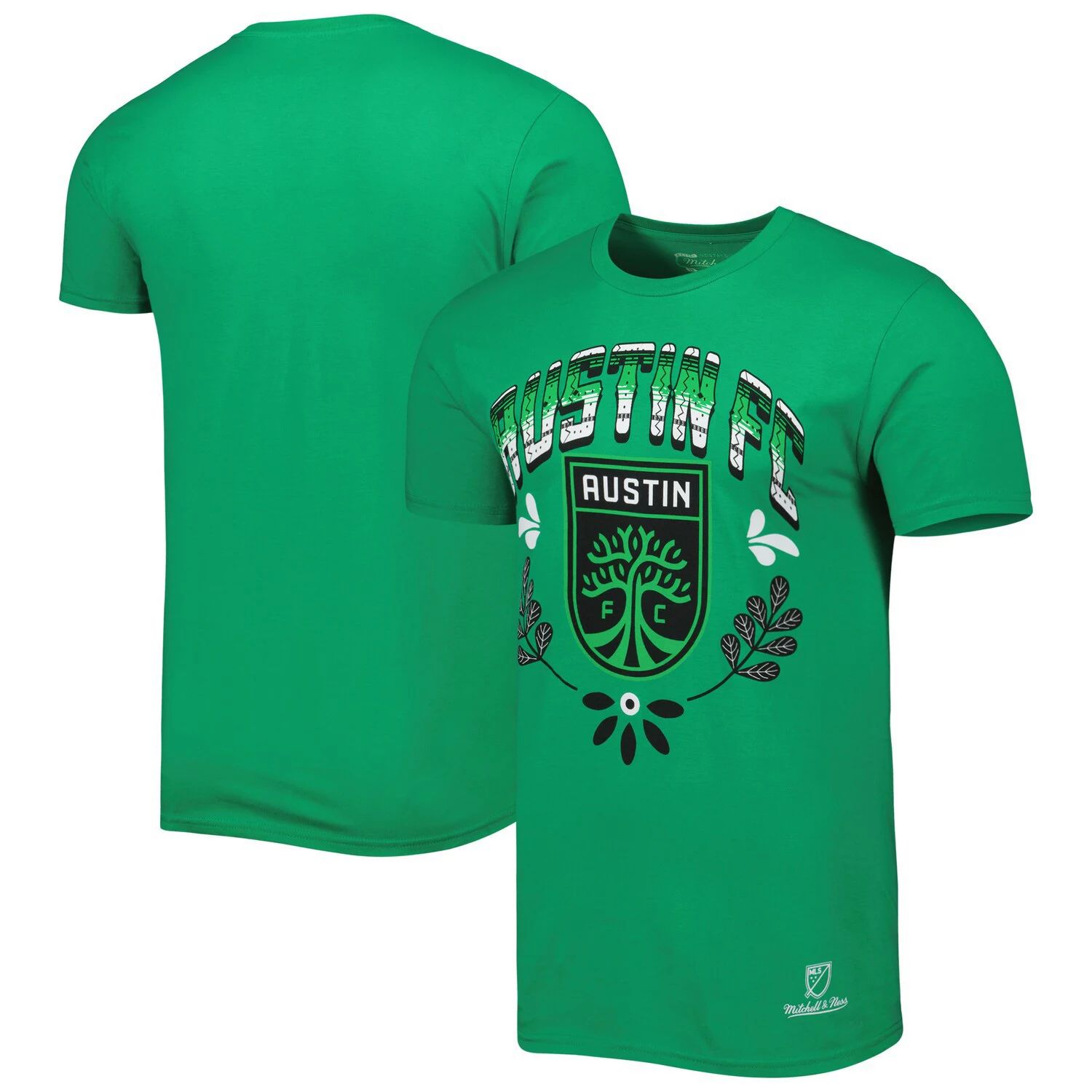 мужская футболка mitchell Мужская футболка Mitchell & Ness Green Austin FC Serape