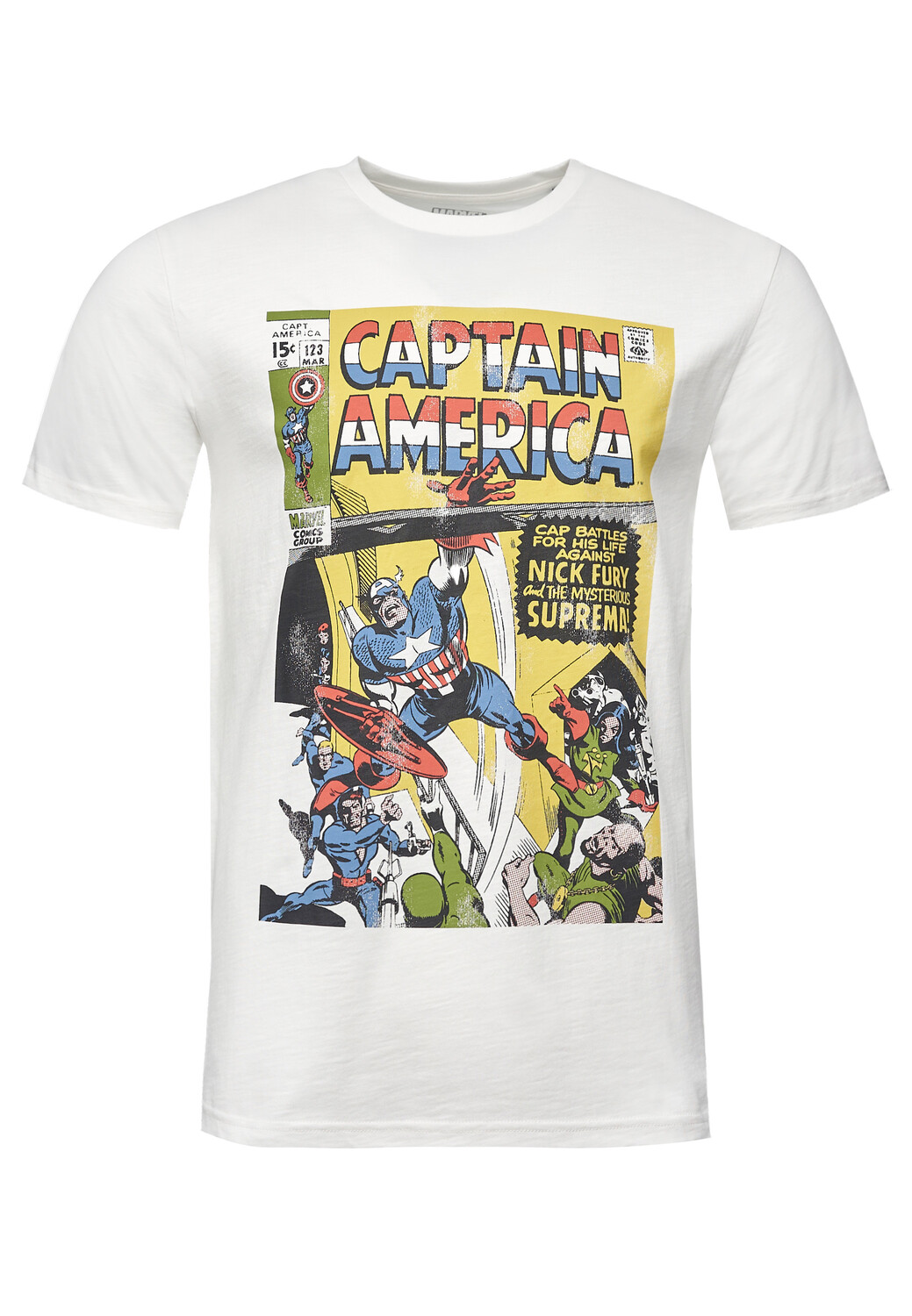 

Футболка Recovered Marvel Capta, бежевый
