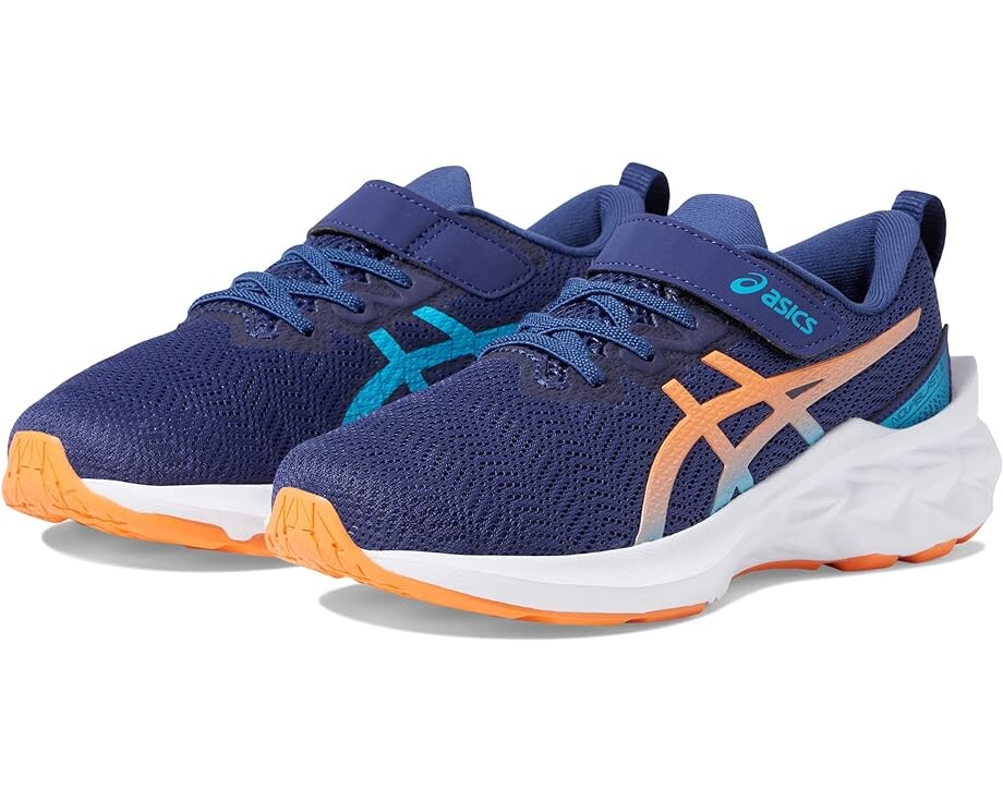 

Кроссовки Asics Novablast 2 PS, цвет Indigo Blue/Sun Peach