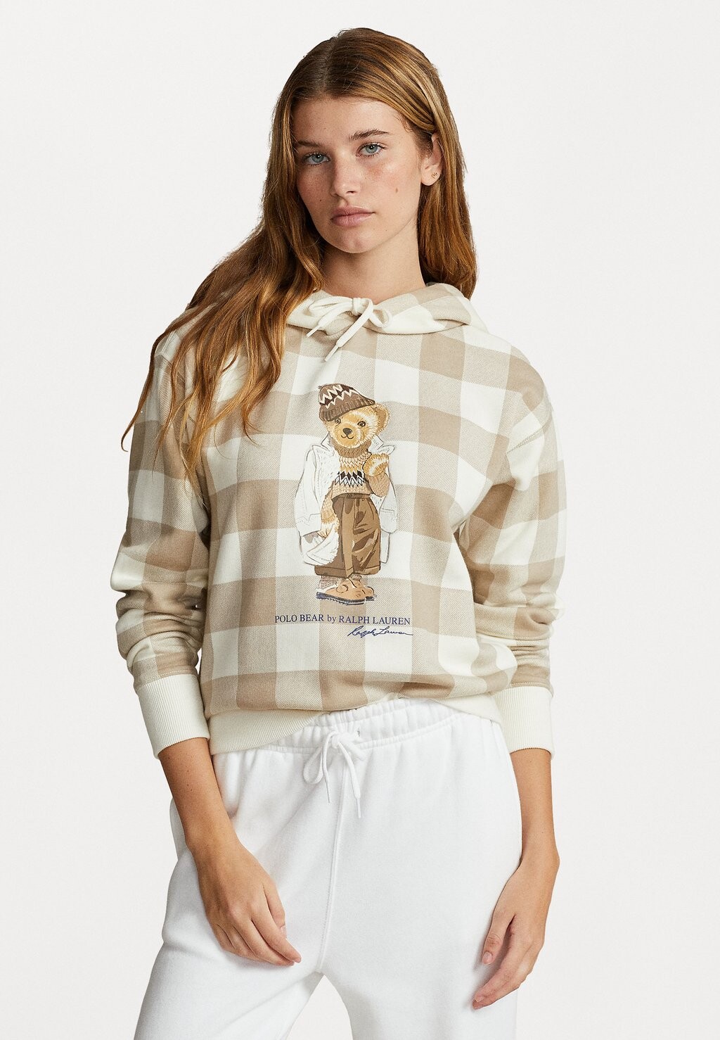 Толстовка Long Sleeve Polo Ralph Lauren, коричневый