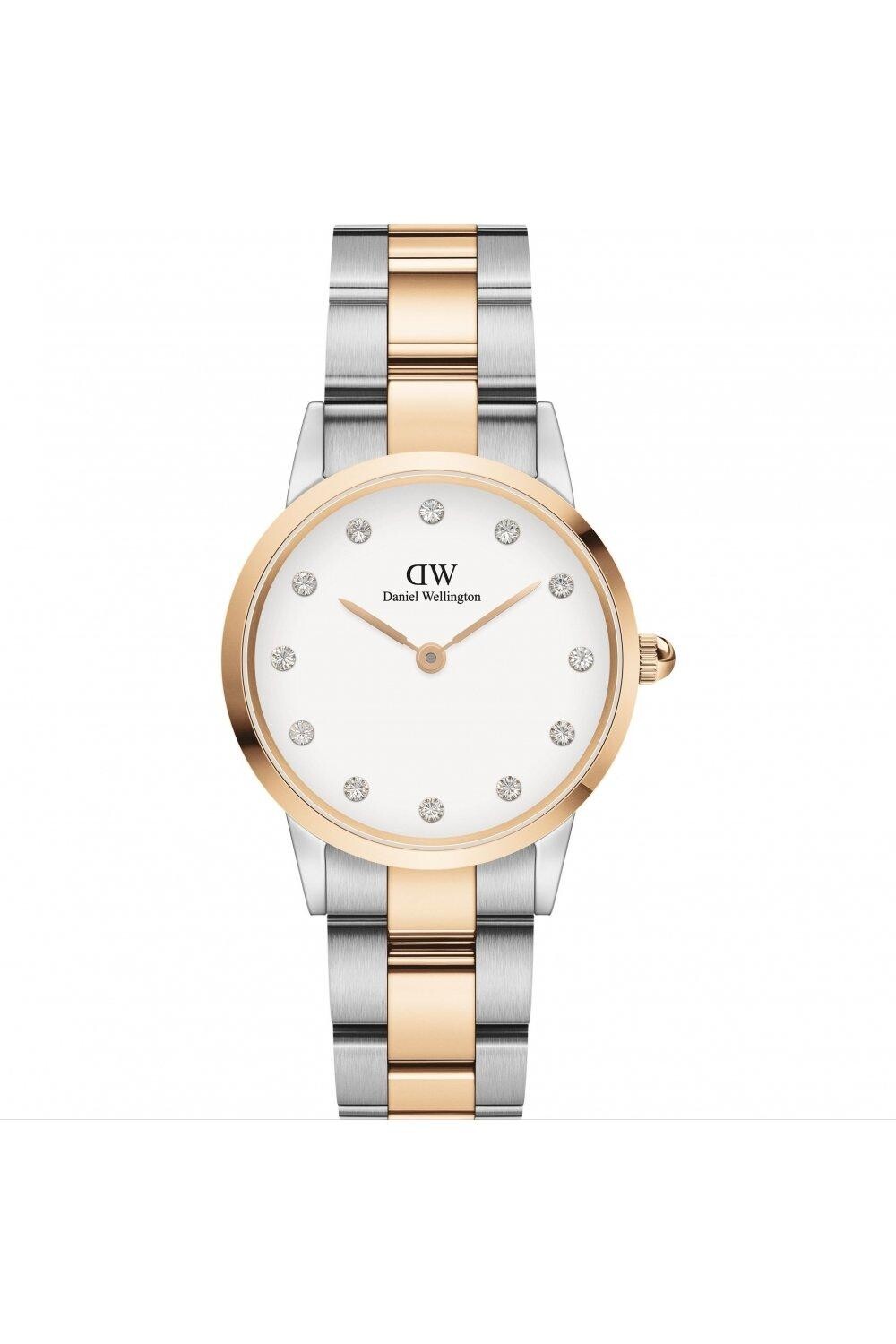 

Классические часы Iconic Lumine 28 из нержавеющей стали с покрытием — Dw00100359 Daniel Wellington, белый