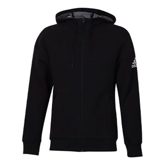 цена Куртка adidas Men's Htt Ds Box Knitted Hooded Sports Jacket Black, черный