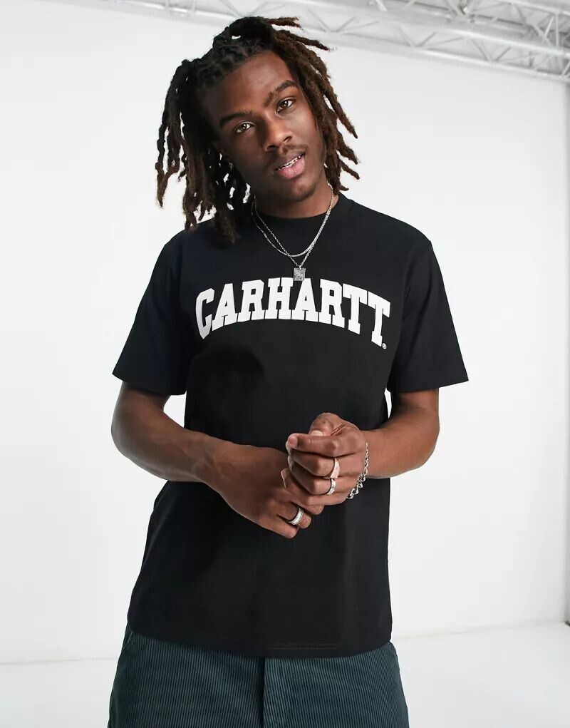 

Черная футболка Carhartt WIP Varsity