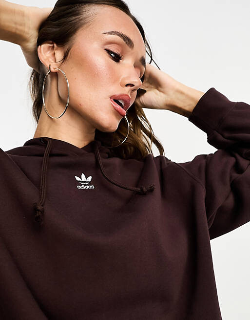 

Темно-коричневая худи adidas Originals Essentials, Коричневый