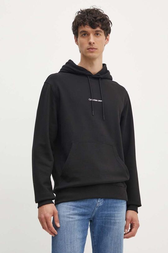 

Хлопковая толстовка Calvin Klein Jeans, черный
