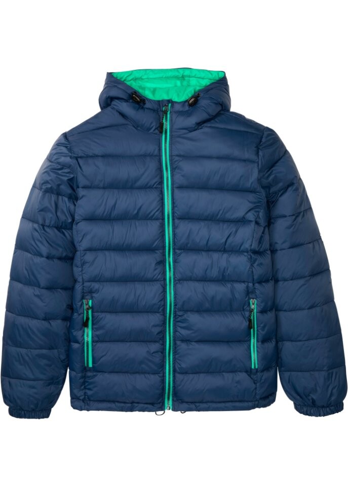 

Стеганая куртка с капюшоном Bpc Bonprix Collection, синий
