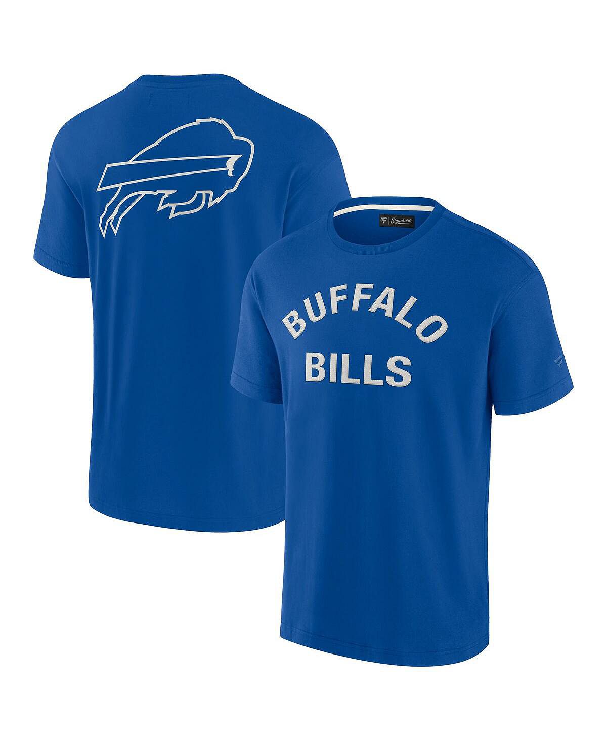 Супермягкая футболка с короткими рукавами Royal Buffalo Bills для мужчин и женщин Fanatics Signature